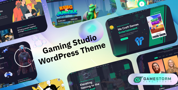 Gamestorm-游戏工作室WordPress主题