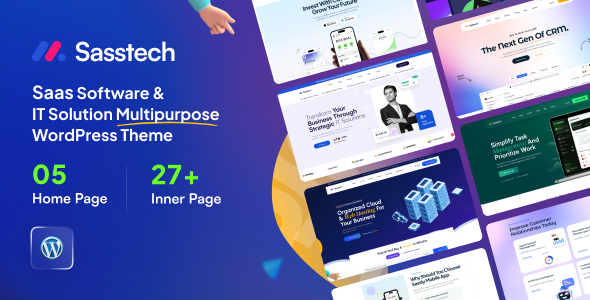 Sasstech–SaaS软件和IT解决方案多用途WordPress主题