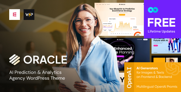 Oracle-人工智能预测与分析机构WordPress主题