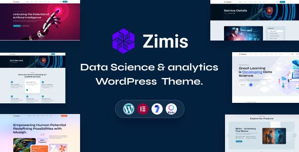 Zimis-数据科学与分析WordPress主题