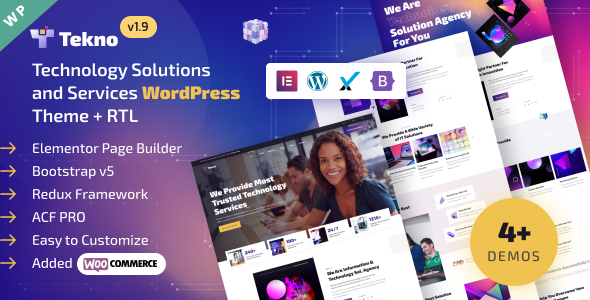 Tekno–技术服务和IT解决方案WordPress主题