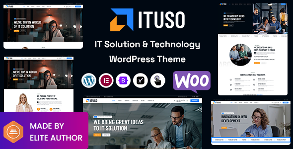 Ituso-IT解决方案和技术WordPress主题