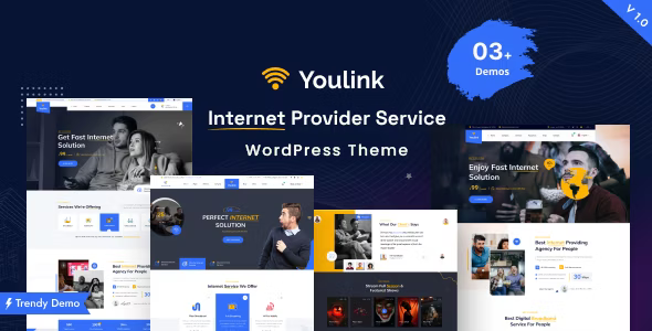 Youlink-宽带和互联网服务WordPress主题
