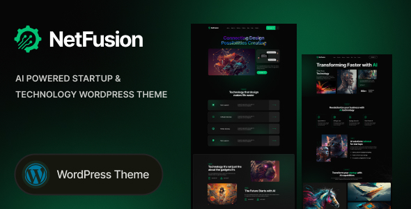 NetFusion-基于人工智能的创业与技术WordPress主题