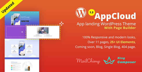 AppCloud |应用登陆WordPress主题