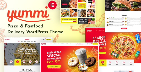 Yummi-快餐店WordPress主题