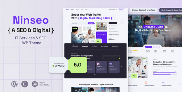 Ninseo-IT服务和SEO WordPress主题