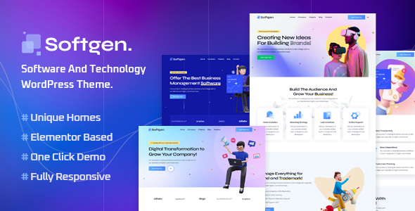 Softgen-软件与技术WordPress主题
