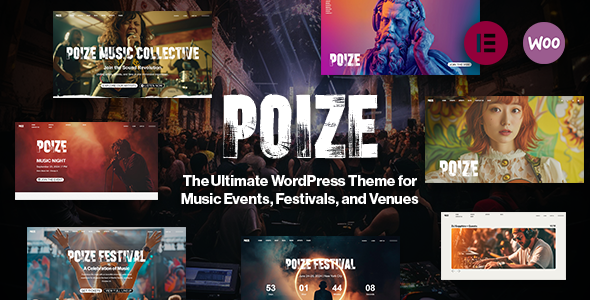 Poize-音乐活动、节日和场地的WordPress主题