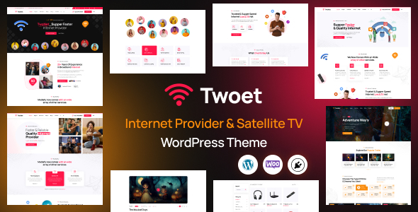 Twoet–互联网提供商和卫星WordPress主题