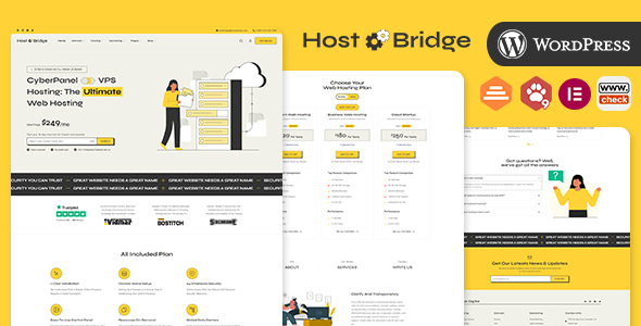HostBridge-WHMCS托管和DevOps代理WordPress主题
