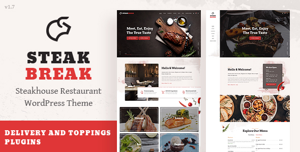 SteakBreak-肉类餐厅WordPress主题