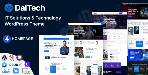 Daltech-IT解决方案和技术WordPress主题