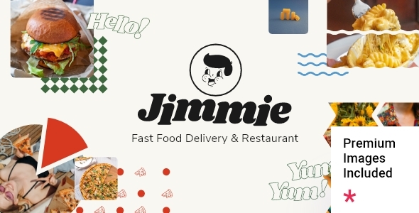 Jimmie-快餐配送和餐厅WordPress主题