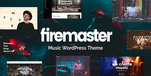 Firemaster-创意音乐WordPress主题