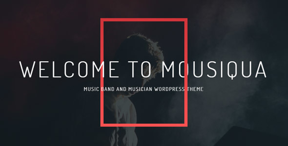 Mousiqua |音乐乐队和音乐家单页WordPress主题