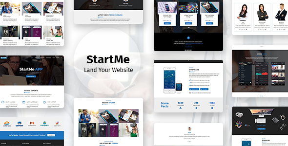 Startme-移动应用程序的登录页面