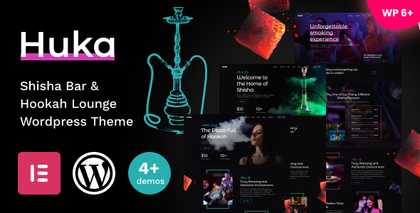 Huka-Shisha Bar&Hookah Lounge WordPress主题