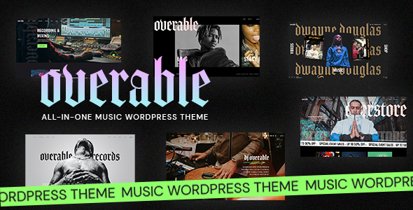 Overable-专业音乐WordPress主题