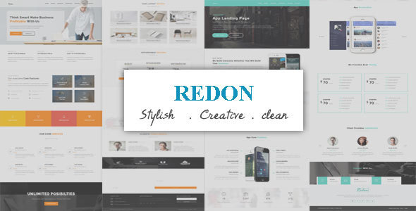 Redon-多用途登录页面WordPress主题