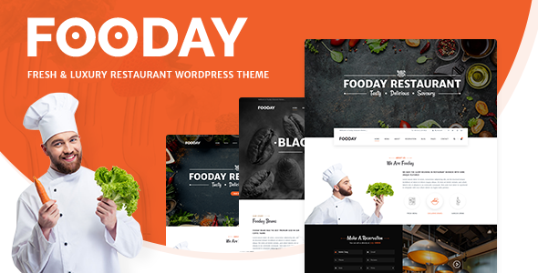 Fooday-新鲜豪华餐厅WordPress主题