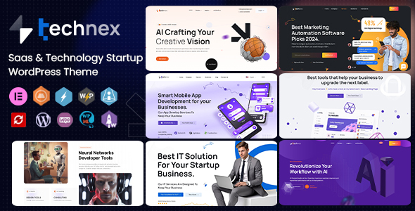 Technex-技术和软件WordPress元素主题