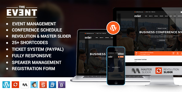 TheEvent–活动管理和会议WordPress主题