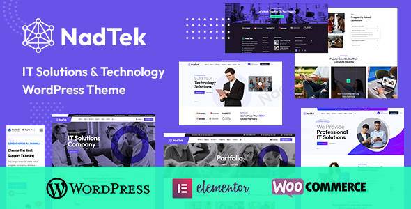 NadTek-IT解决方案和技术WordPress主题