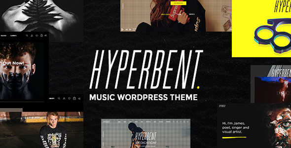 Hyperbent-现代音乐WordPress主题