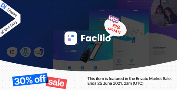 Facilio-Saas初创公司的多用途WordPress主题