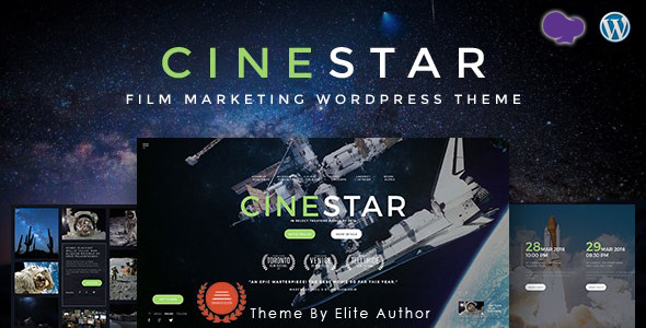 CINESTAR |电影营销响应式WordPress主题