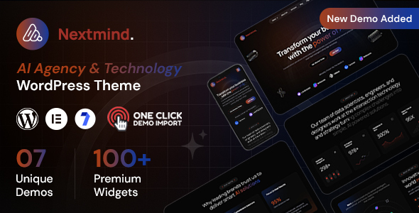 Nextmind-人工智能机构与技术WordPress主题