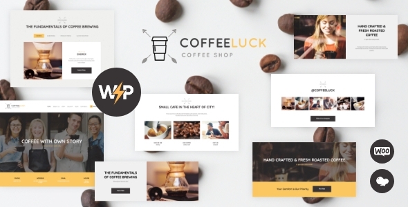 Coffee Luck |咖啡馆、餐厅和商店WordPress主题