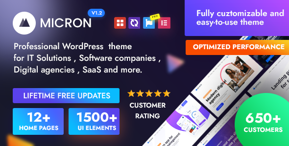 Micron-技术IT解决方案和软件WordPress主题