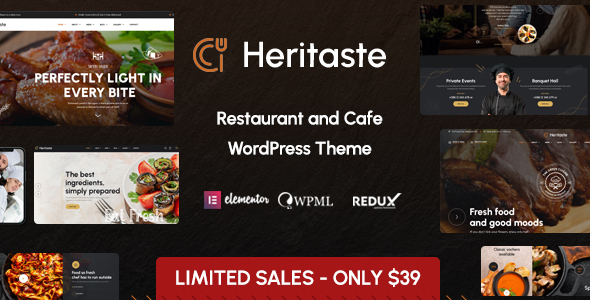 Heritaste-餐厅WordPress主题