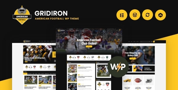 Gridiron |美式橄榄球和NFL超级碗球队WordPress主题