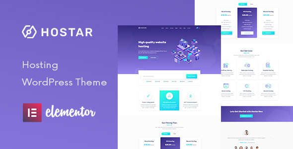 Hostar-网站托管WordPress主题