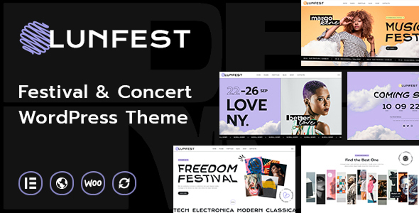 Lunfest-节日和音乐会WordPress主题
