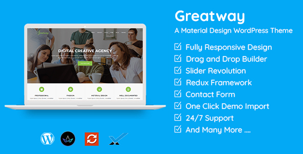 Greatway-材料设计WordPress主题