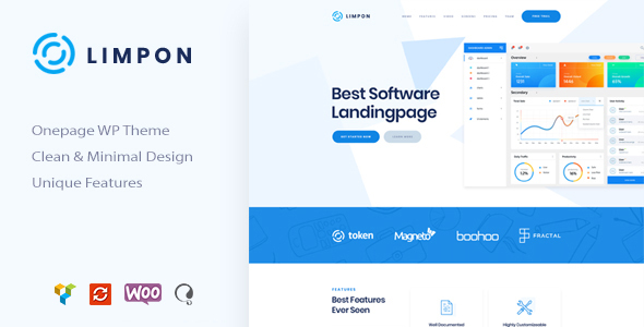 Limpon-软件应用登陆WordPress主题