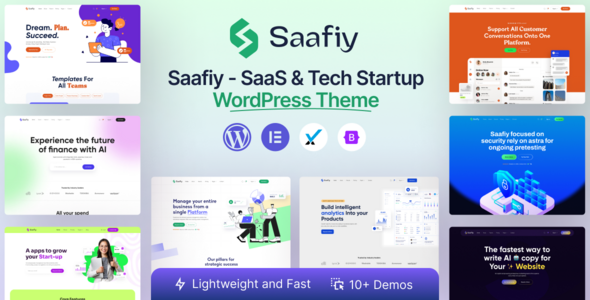 Saafiy-Saas&Tech初创公司WordPress主题
