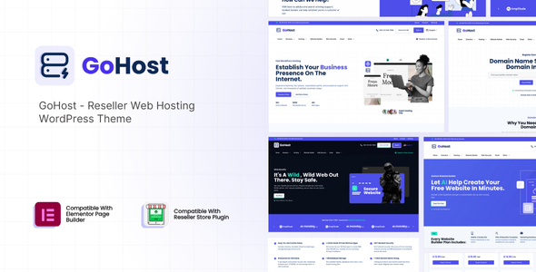 GoHost-经销商网络托管WordPress主题