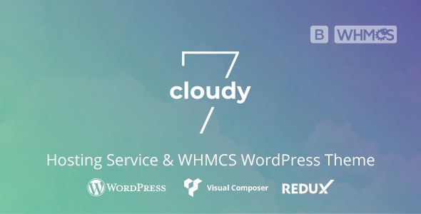 Cloudy 7-托管服务和WHMCS WordPress主题