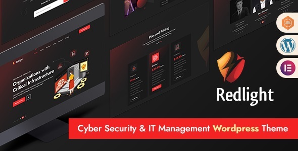 Redlight网络安全与IT管理WordPress主题
