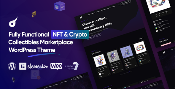 NFT和加密WordPress主题-Netstorm