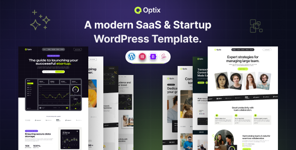 Optix-SaaS和创业WordPress主题