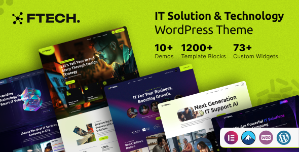 Ftech-IT解决方案技术WordPress主题