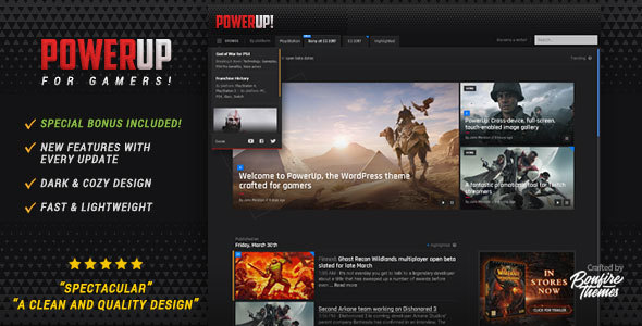 PowerUp-WordPress视频游戏主题