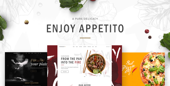 Appetito-快餐店和咖啡馆WordPress主题