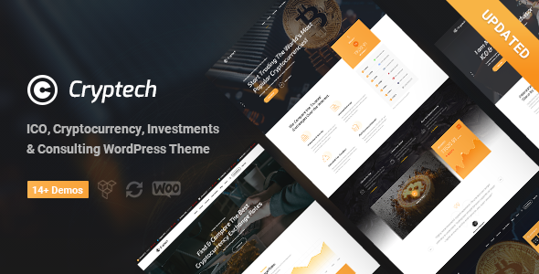 Cryptech-ICO和加密货币WordPress主题